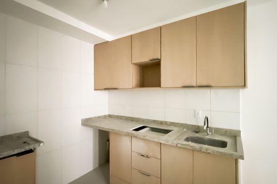 Cozinha de apartamento para alugar com 1 quarto, 30m² em Vila Sao Geraldo, São Paulo