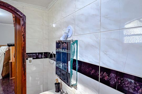 Banheiro da Suíte de casa à venda com 2 quartos, 150m² em Vila Matilde, São Paulo