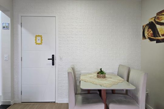 Sala  de apartamento à venda com 2 quartos, 62m² em Vila Leonor, Guarulhos
