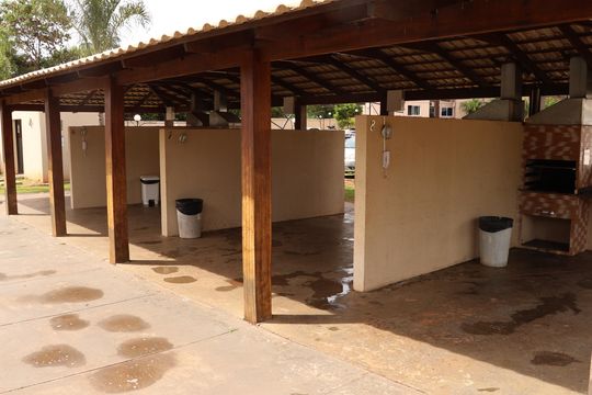 Área comum - Churrasqueira de apartamento para alugar com 3 quartos, 70m² em Vila Sao Luiz, Goiânia