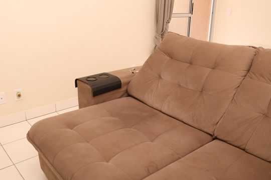 Sala de TV de apartamento para alugar com 3 quartos, 70m² em Vila Sao Luiz, Goiânia