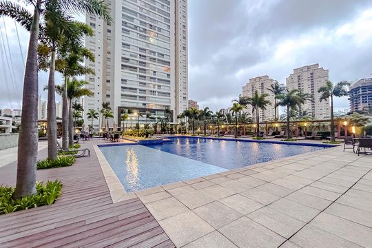 Área comum - Piscina de apartamento à venda com 4 quartos, 243m² em Chácara Santo Antônio (zona Leste), São Paulo