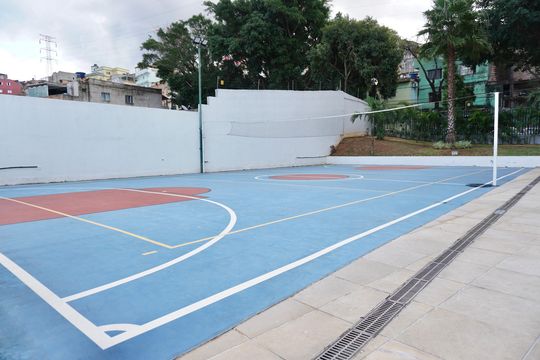 Área comum - Quadra Esportiva  de apartamento à venda com 2 quartos, 65m² em São Pedro, Belo Horizonte