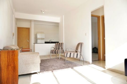 Sala  de apartamento à venda com 2 quartos, 65m² em São Pedro, Belo Horizonte
