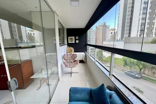Varanda de apartamento para alugar com 2 quartos, 74m² em Buritis, Belo Horizonte