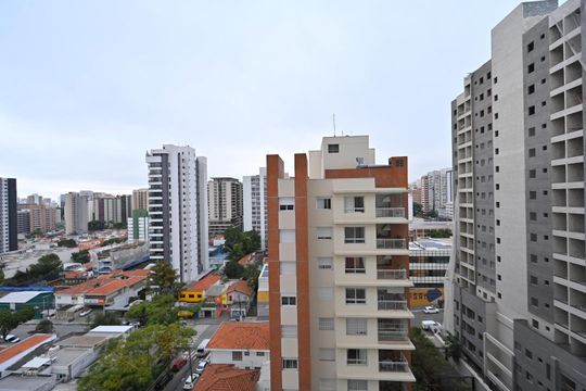 Vista da Suite de apartamento à venda com 2 quartos, 55m² em Vila Clementino, São Paulo
