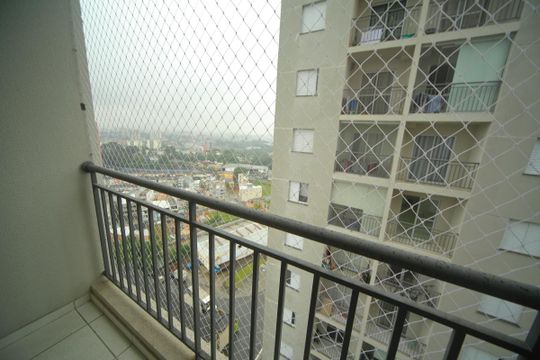 Varanda da Sala de apartamento à venda com 2 quartos, 55m² em Jardim Campestre, São Bernardo do Campo