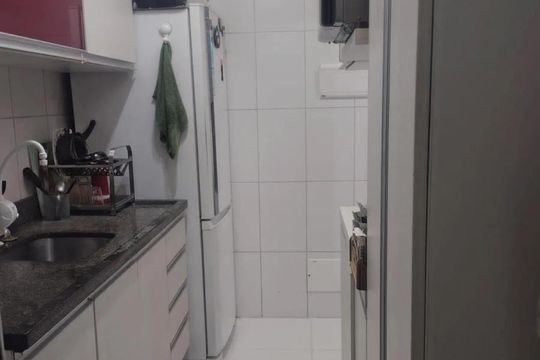 Cozinha de apartamento à venda com 2 quartos, 52m² em Bela Vista, São Paulo