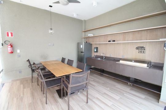 Área comum - Churrasqueira de apartamento para alugar com 2 quartos, 75m² em Conjunto Residencial Trinta E Um de Marco, São José dos Campos
