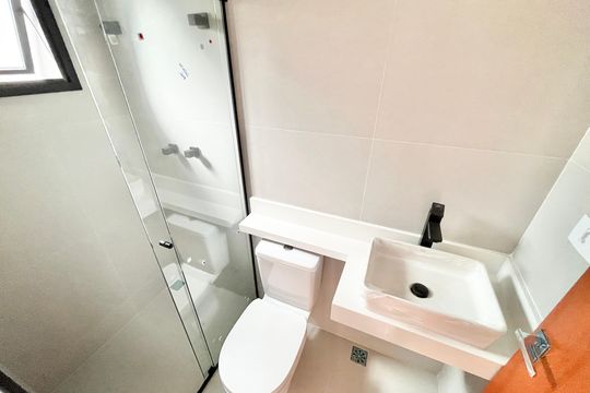 Banheiro da Suíte de casa à venda com 3 quartos, 80m² em Jardim Paraíso, São Paulo