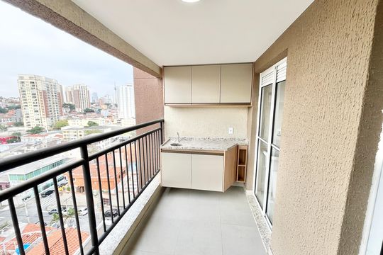 Varanda da Sala de apartamento para alugar com 2 quartos, 55m² em Jardim São Paulo, São Paulo