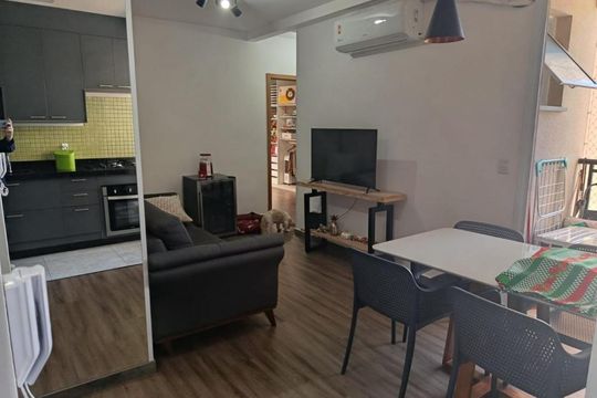 Sala de apartamento à venda com 2 quartos, 55m² em Vila Progresso, Jundiaí