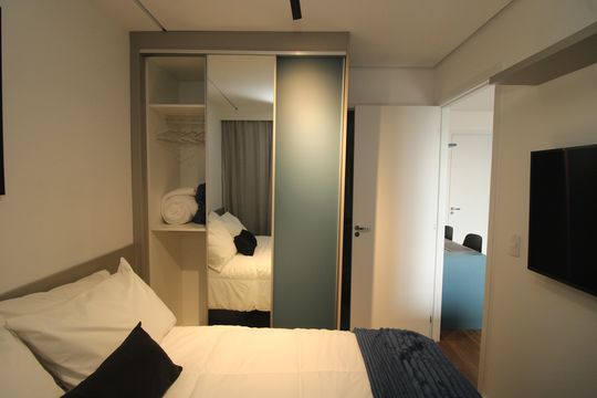 Suíte de apartamento para alugar com 1 quarto, 28m² em Liberdade, São Paulo