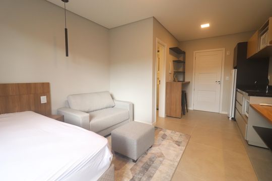 Sala/Quarto/Cozinha de kitnet/studio à venda com 1 quarto, 23m² em Vila Nova, Novo Hamburgo