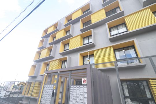 Fachada de kitnet/studio à venda com 1 quarto, 25m² em Vila Nova, Novo Hamburgo