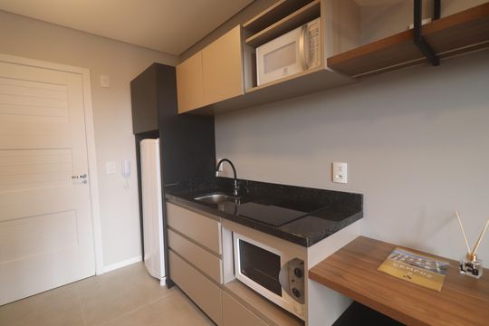 Sala/Quarto/Cozinha de kitnet/studio à venda com 1 quarto, 25m² em Vila Nova, Novo Hamburgo