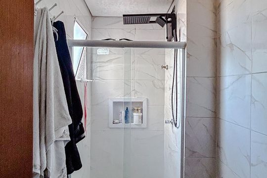 Banheiro de apartamento à venda com 1 quarto, 30m² em Maranhão, São Paulo