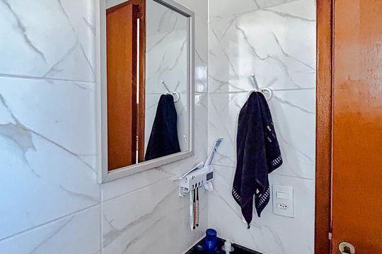 Banheiro de apartamento à venda com 1 quarto, 30m² em Maranhão, São Paulo