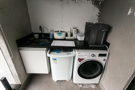 Área de Serviço de apartamento para alugar com 2 quartos, 56m² em Vila Carrão, São Paulo