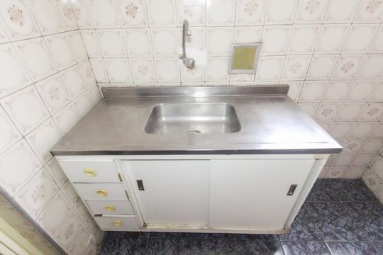 Cozinha de casa para alugar com 1 quarto, 55m² em Vila Progresso (zona Leste), São Paulo
