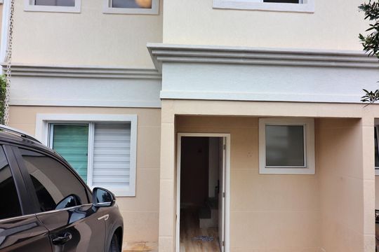Fachada de casa de condomínio à venda com 3 quartos, 120m² em Jardim Borborema, São Bernardo do Campo