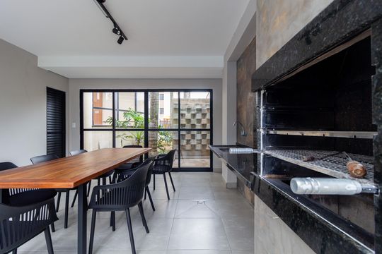 Área comum de apartamento à venda com 3 quartos, 106m² em Jardim Analia Franco, São Paulo