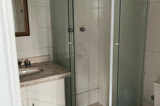 Banheiro de apartamento à venda com 3 quartos, 85m² em Parque Bairro Morumbi, São Paulo