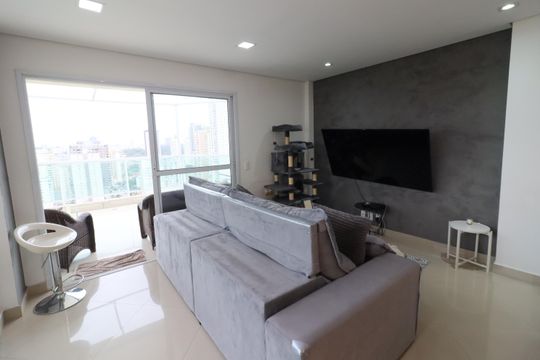 Sala de apartamento para alugar com 3 quartos, 155m² em Vila Osasco, Osasco