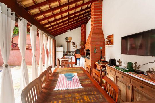 Churrasqueira de casa de condomínio à venda com 5 quartos, 435m² em Morada dos Pinheiros (aldeia da Serra), Barueri