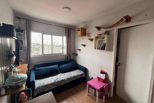Sala de apartamento à venda com 2 quartos, 34m² em Vila Pierina, São Paulo