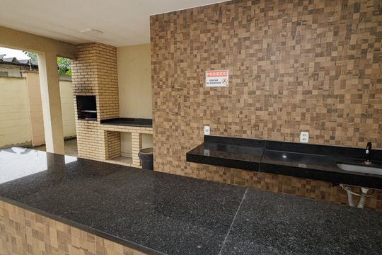 Área comum - Churrasqueira de apartamento à venda com 2 quartos, 43m² em Campo Grande, Rio de Janeiro