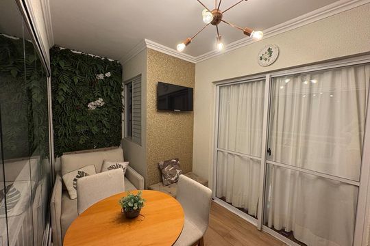 Varanda de apartamento para alugar com 3 quartos, 90m² em Santa Teresinha, São Paulo