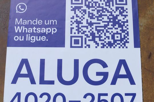 placa instalada de casa para alugar com 2 quartos, 104m² em Jardim Iguaçu, Nova Iguaçu
