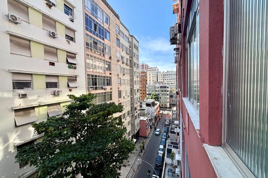 Sala - vista de apartamento para alugar com 1 quarto, 33m² em Copacabana, Rio de Janeiro
