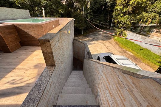 Área externa de casa de condomínio para alugar com 2 quartos, 100m² em Vargem Pequena, Rio de Janeiro