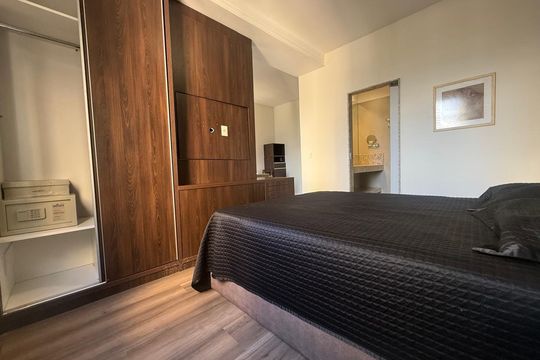Suíte de apartamento à venda com 1 quarto, 33m² em Vila da Serra, Nova Lima