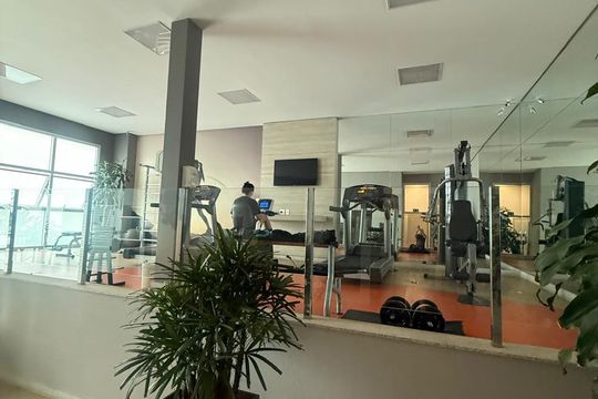 Área comum - Academia de apartamento à venda com 1 quarto, 33m² em Vila da Serra, Nova Lima