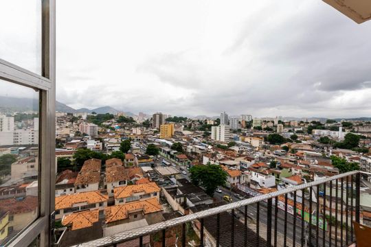 Varanda da Sala de apartamento à venda com 1 quarto, 55m² em Engenho Novo, Rio de Janeiro