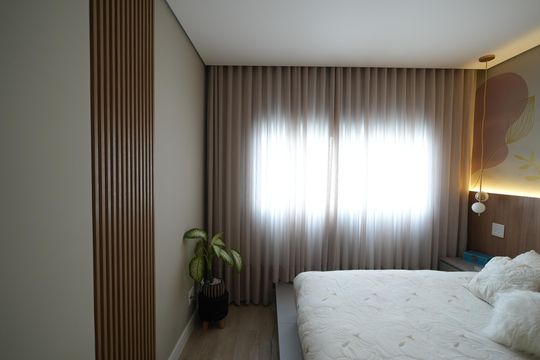 Quarto Suite 1 de apartamento à venda com 3 quartos, 165m² em Vila Gilda, Santo André