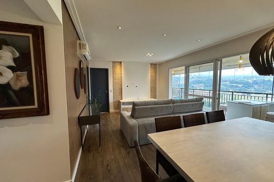 Sala de apartamento para alugar com 4 quartos, 144m² em Alphaville, Santana de Parnaíba