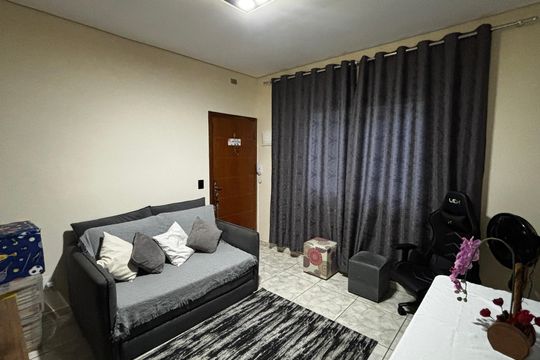 Sala - Sala de Jantar de apartamento à venda com 1 quarto, 53m² em Centro, Santo André