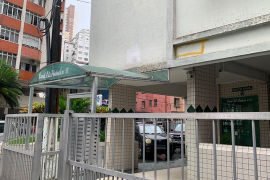 Fachada de apartamento para alugar com 0 quarto, 36m² em Itararé, Santos