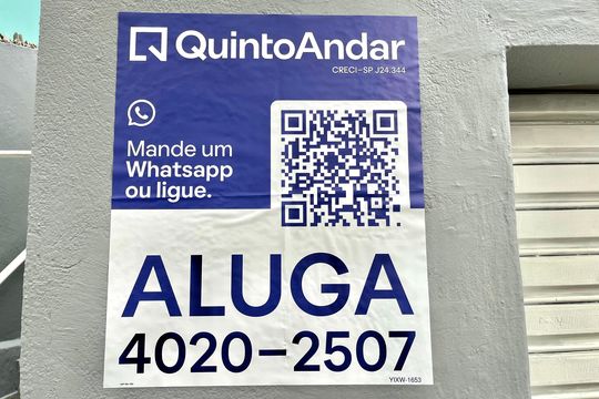 Plaquinha instalada  de casa para alugar com 2 quartos, 80m² em Vila da Saúde, São Paulo