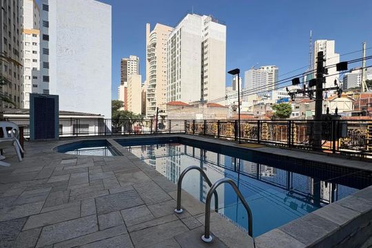 Área comum - Piscina de apartamento à venda com 2 quartos, 65m² em Aclimação, São Paulo