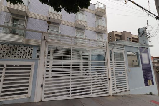 Fachada de apartamento à venda com 2 quartos, 63m² em Vila Pires, Santo André