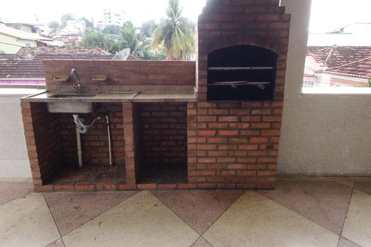 Área comum - Churrasqueira de apartamento à venda com 2 quartos, 68m² em Taquara, Rio de Janeiro