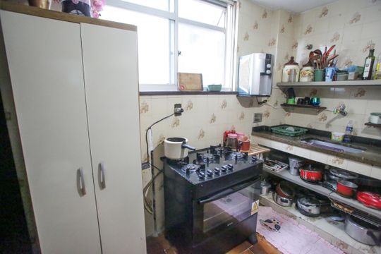 Cozinha de apartamento à venda com 2 quartos, 68m² em Taquara, Rio de Janeiro