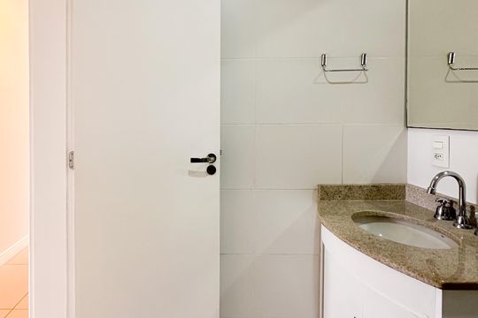 Banheiro Social de apartamento à venda com 2 quartos, 144m² em Centro, São Bernardo do Campo