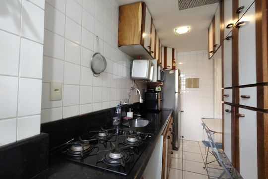 Cozinha - Armários de apartamento à venda com 3 quartos, 70m² em Pechincha, Rio de Janeiro