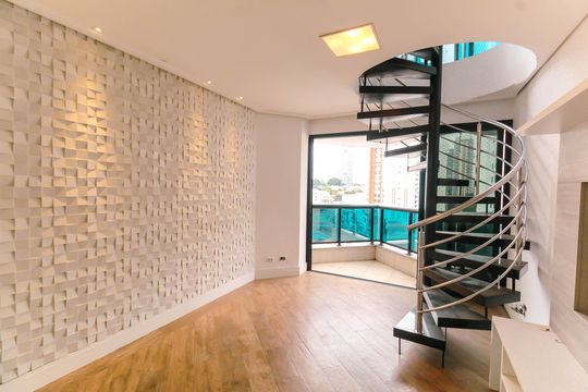 Sala de apartamento à venda com 3 quartos, 207m² em Vila Regente Feijó, São Paulo